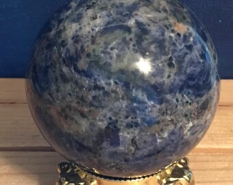 Sodalite Sphere, 65mm Gemstone Sphere, Healing Stone, Healing Crystal, Chakra  Stone, Spiritual Stone