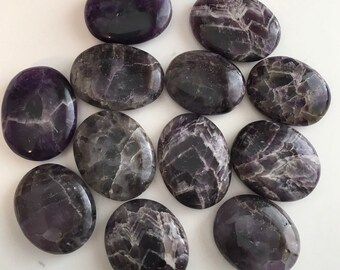 Amethyst Palm Stone, Healing Crystals, Healing Stones, Spiritual Stone, Chakra Stone