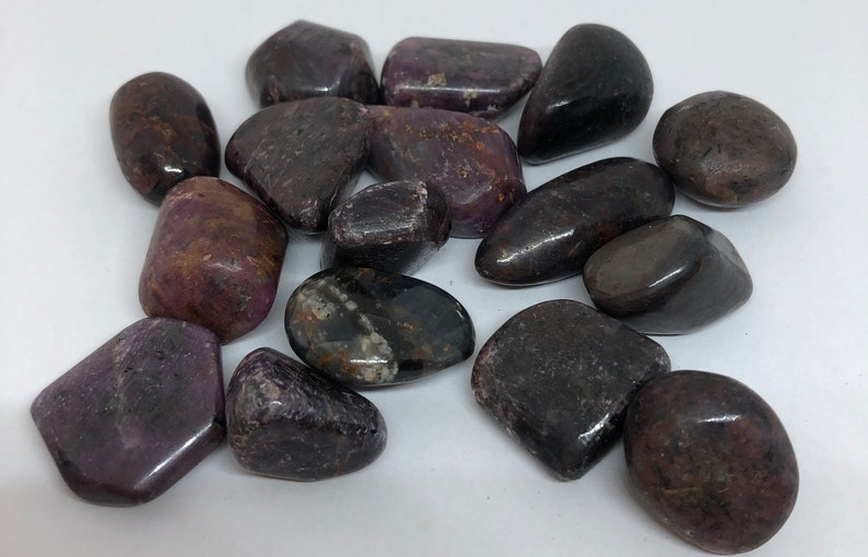 Ruby Healing Stone, Healing Crystal, Spiritual Stone, Meditation, Small Tumbled stone image 3