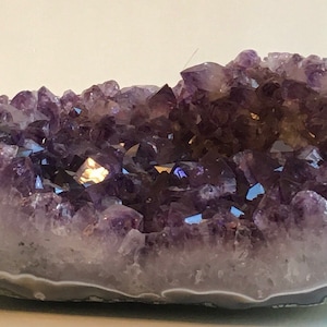 Amethyst Quartz Crystal from Brazil, Polished Sides, Spiritual Stone, Amethyst Crystal, Amethyst Cluster, Healing crystal and Stones