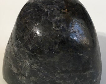 Iolite Water Sapphire Polished Standing Free Form, Rare Iolite free form from Madagascar, Healing Crystals and Stones