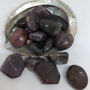 Ruby Healing Stone, Healing Crystal, Spiritual Stone, Meditation, Small Tumbled stone image 1