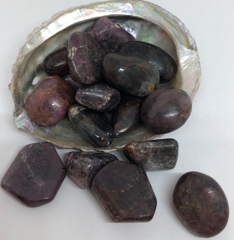 Ruby Healing Stone, Healing Crystal, Spiritual Stone, Meditation, Small Tumbled stone image 1