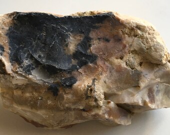 Black Sardonyx Large Natural Stone, Stone of Strength and Protection, Healing crystals and stones, Spiritual Stone, Meditation Stone