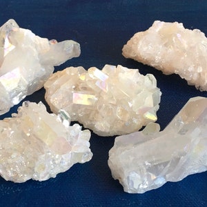 Angel Aura Crystal Clusters, A grade crystal, Small cluster, Healing crystals and stones
