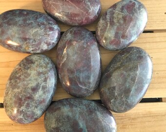 Kyanite Rock Palm Stone, Healing Stone, Healing Crystal, Spiritual Stone, Meditation, Tumbled stone