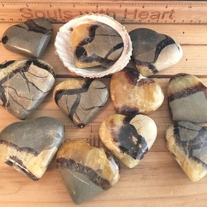 Septarian Gemstone Heart, Healing Stone, Healing Crystal, Chakra Stone, Spiritual Stone