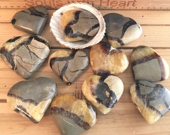 Septarian Gemstone Heart, Healing Stone, Healing Crystal, Chakra Stone, Spiritual Stone