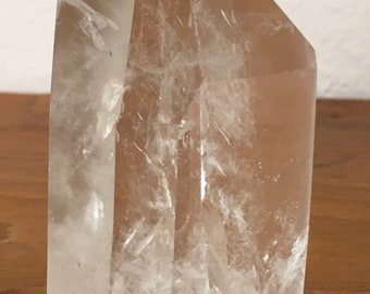 Clear Quartz Point, Polished Standing Clear quartz Point, Healing Stone, Healing Crystal, Spiritual Stone, Meditation, Chakra