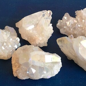 Angel Aura Crystal Clusters, A grade crystal, Small cluster, Healing crystals and stones