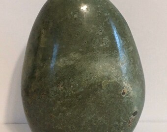 Chrysoprase Polished Standing Free Form, Healing Crystals and Stones, Chakra Stone, Spiritual Stone, Large Stone