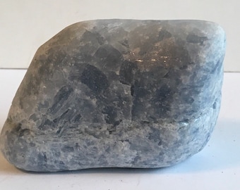 Blue Calcite, lightly Tumbled Stone, Healing Stone, Healing Crystal, Chakra Stones, Spiritual Stone