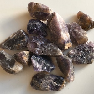 Amethyst Raw Natural Stones, Healing Crystal, Healing Stone, Spiritual Stone, Chakra Stone image 1