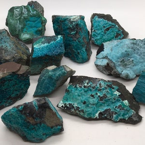 Chrysocolla Natural Rough Specimen, Natural Stone, Healing crystals and stones ,Tranquil and Sustaining Stone, Spiritual Stone, Meditation