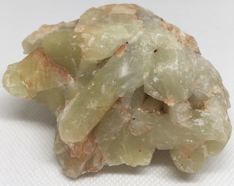 Sulfur Quartz Crystal Specimen, Natural Stone, Healing Crystals and Stones