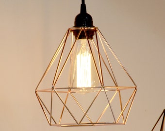 Industrial Cage Light- Copper