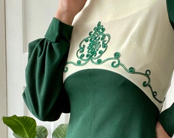bottle green cross strap maxi dress