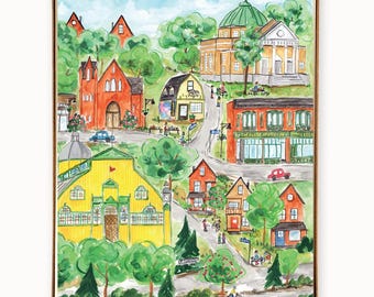 Set of 8 Ottawa The Glebe Greeting Cards