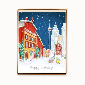 Ensemble de 8 cartes de vacances Toronto St. Lawrence