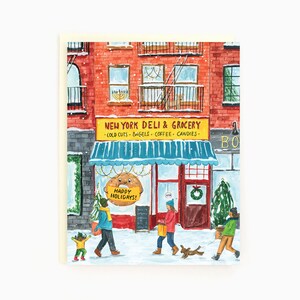 Carte de vœux de vacances New York Deli
