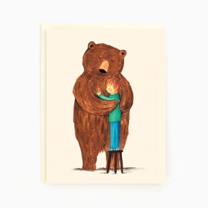 Bear Hug - Encouragement/Friendship/Sympathy Greeting Card