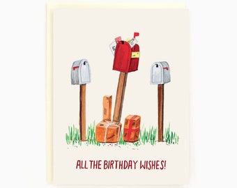 All the birthday wishes - Birthday Mailboxes - Birthday Greeting Card