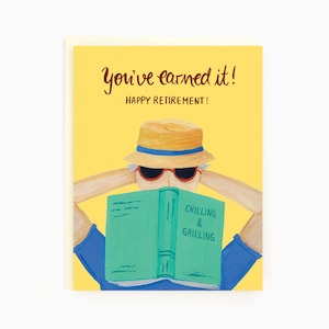Vous l'avez bien mérité, bonne retraite ! - Homme à la retraite - Félicitations à la retraite Carte de vœux