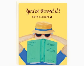You've earned it, Happy Retirement! - Retirement Man - Congratulations Retirement Greeting Card