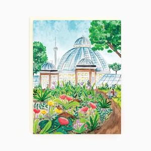 Allan Gardens - Carte de voeux sur le thème de Toronto