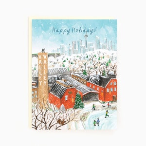 Assorted Box of 8 'Toronto Heritage Holiday' greeting cards image 3