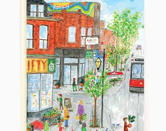 Toronto Roncesvalles - greeting card