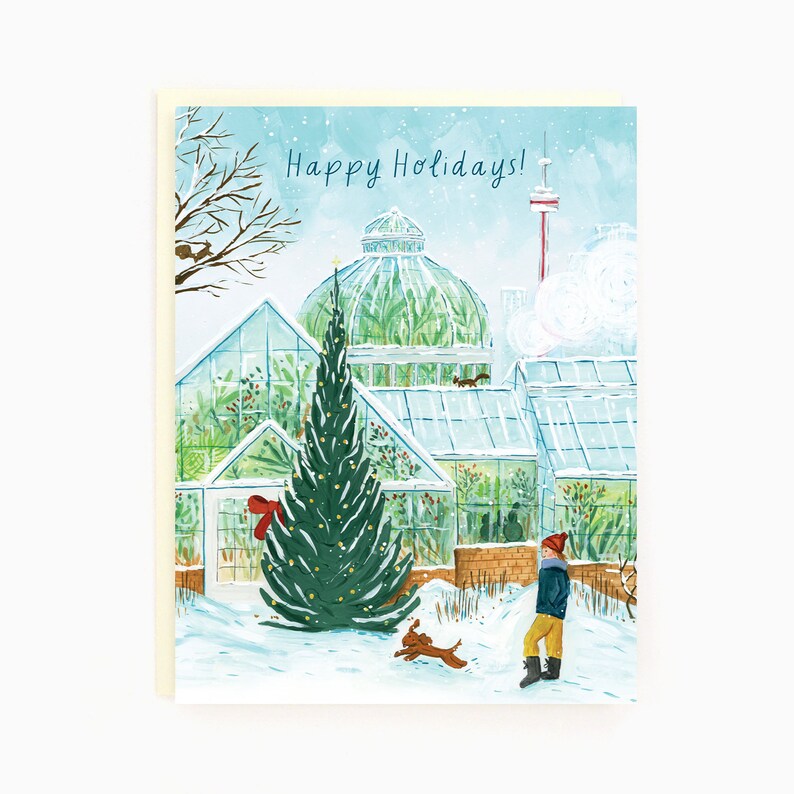 Assorted Box of 8 'Toronto Heritage Holiday' greeting cards image 5