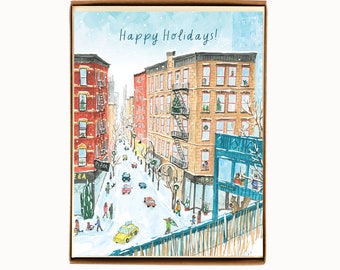 Set of 8 New York High Line Holiday Cards