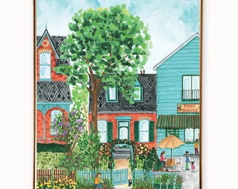 Set of 8 Toronto Cabbagetown Cards