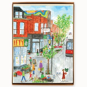 Ensemble de 8 cartes de voeux Toronto Roncevaux
