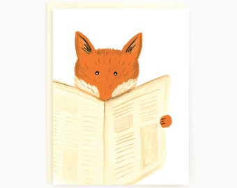 Felix Fox - Funny Animal Greeting Card