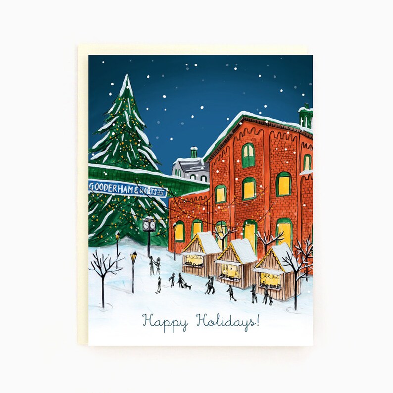Assorted Set of 8 'Toronto-themed' greeting cards holiday cards image 4