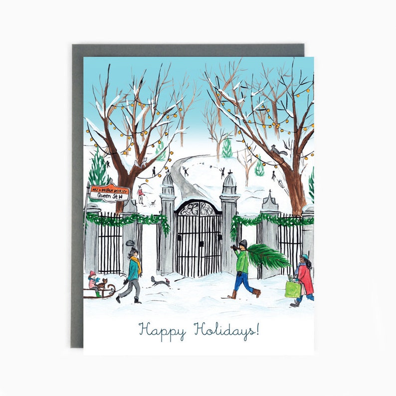 Assorted Set of 8 'Toronto-themed' greeting cards holiday cards image 5