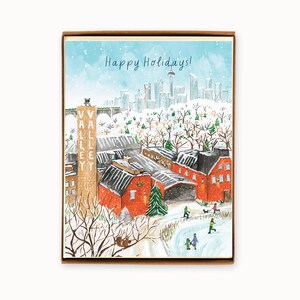 Ensemble de 8 cartes de vacances Toronto Don Valley - Evergreen Brickworks