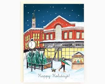 Happy Holidays! - Ottawa Byward Market - Ottawa Themed Holiday Card