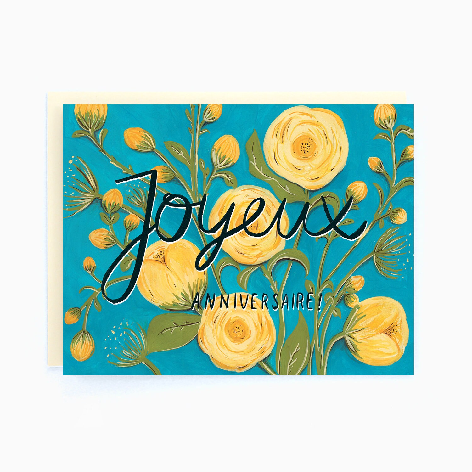 Joyeux Anniversaire Peonies French Birthday Greeting Card Etsy Joyeux Anniversaire Peonies French Birthday Greeting Card Etsy