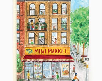 New York City Bodega - greeting card