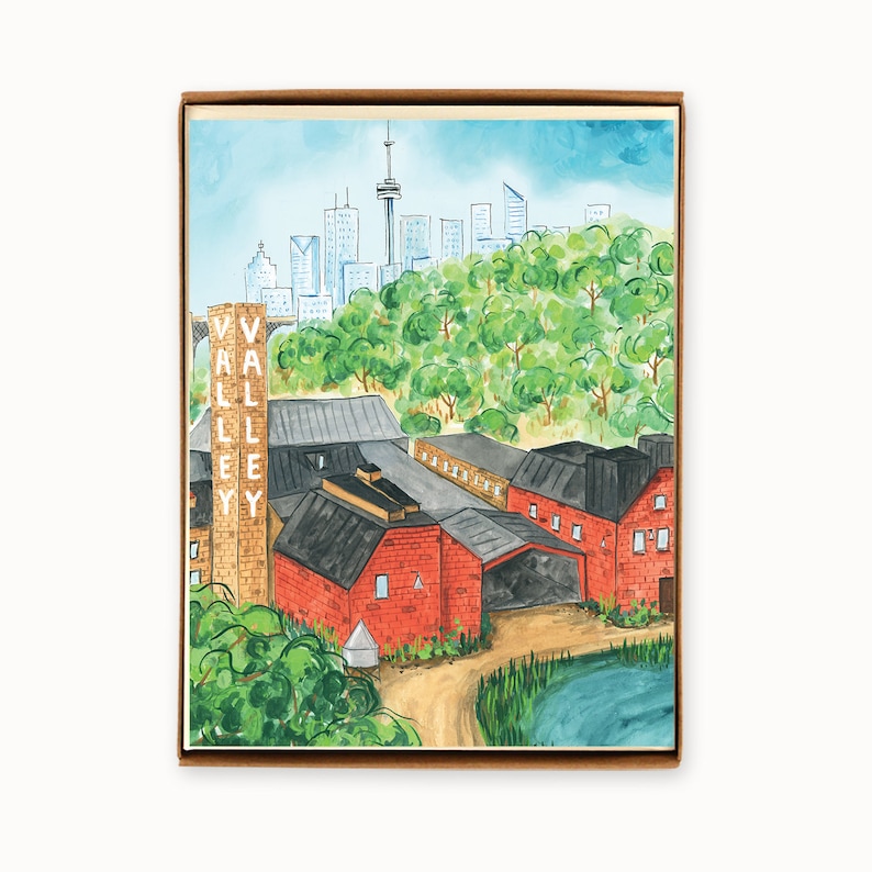 Set of 8 Toronto Don Valley Summer Cards image 1