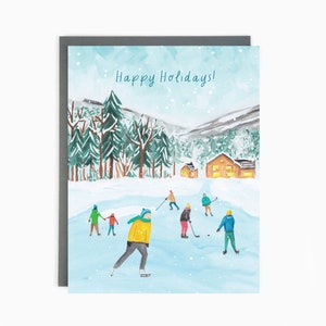 Assorted Set of 8 'Winter Nature' Holiday Greeting Cards image 4