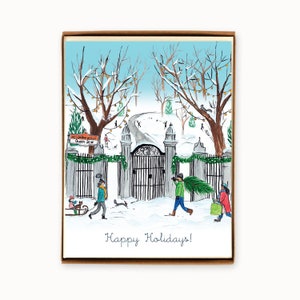 Ensemble de 8 cartes de vacances Toronto Trinity Bellwoods
