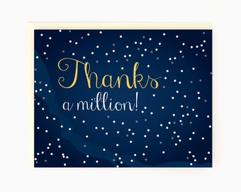 Thanks a million - Thank You Card