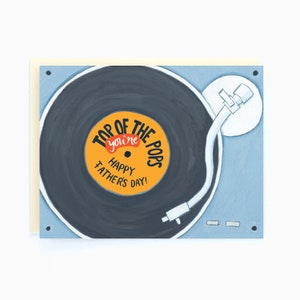 Top of the Pops - Dad Vinyl - Punny Father's Day Card