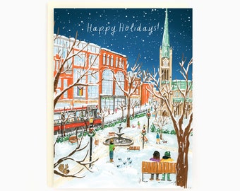 Happy Holidays! - Toronto St. James Park Holiday Greeting Card