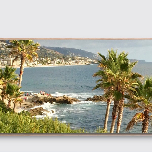 Art for Samsung Frame TV.  Instant download coastal photography for Frame TV.  Southern California Art. Laguna Beach Photography