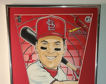 St. Louis Cardinals Tino Martinez Pennant & Cards...Custom Framed!!!